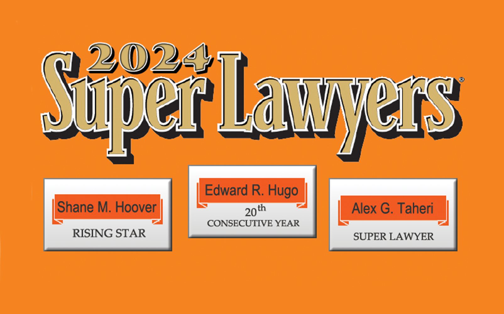 2024 Super Lawyers awards announcement.