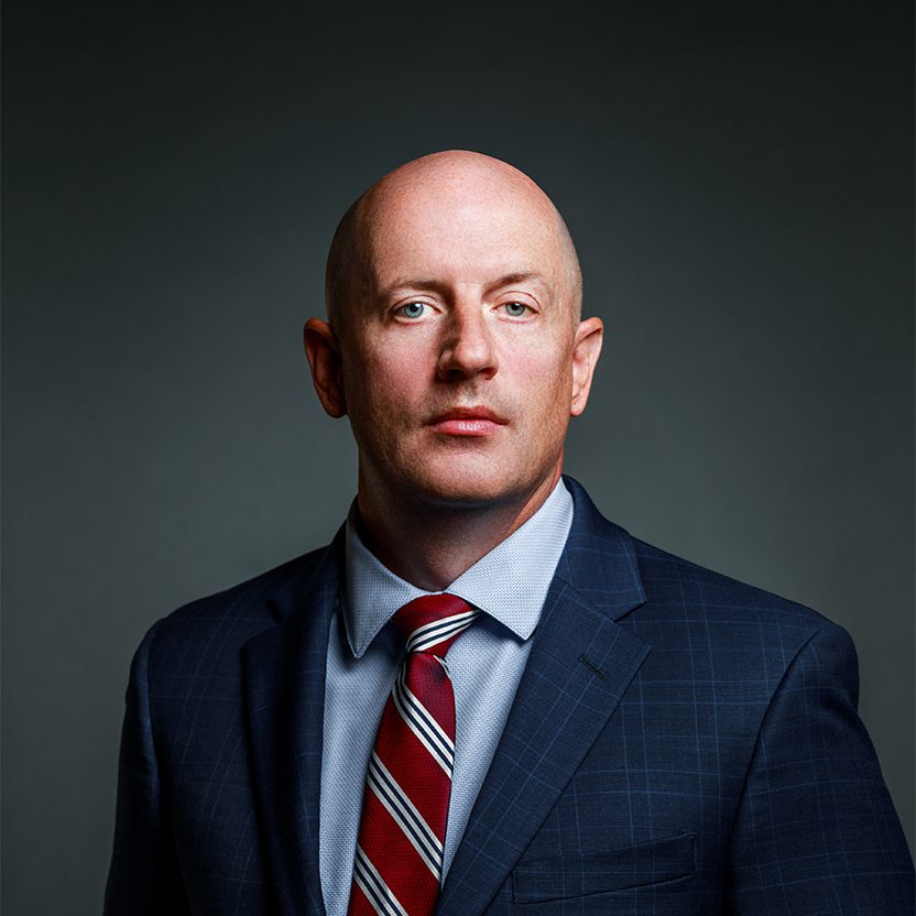 Shane Hoover portrait image in a suit in color