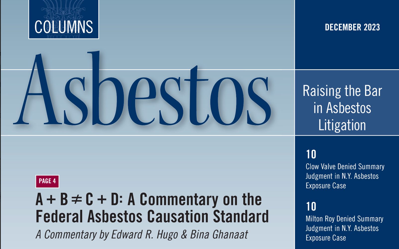 The cover of the a to d commentary on the federal abscess education standard.