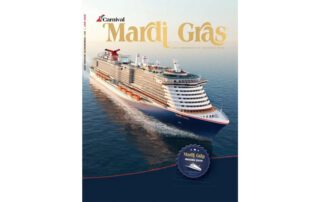 Carnival Mardi Gras cruise ship sailing.