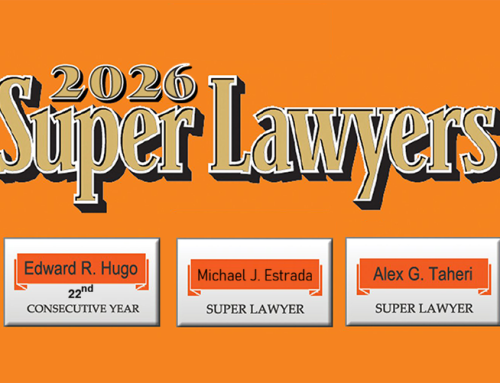 Edward Hugo has been selected as a 2026 Northern California Super Lawyer for the 22nd consecutive year.